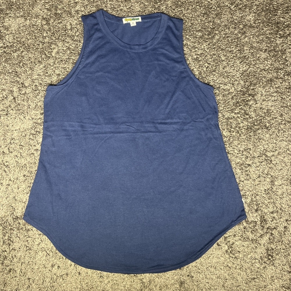 Tipsy Elves Women's Blank Navy Blue Tank Top Buttery Soft Size Medium New‎